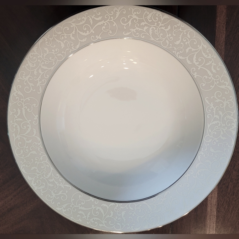 Mikasa L3438 Parchment Dinnerware Collection- round serving platter 12.5 in